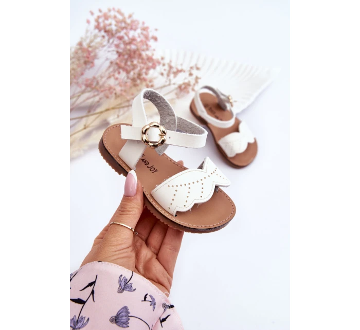 Klasické dětské sandály Bílé model 21621759 - Boto Klasické dětské sandály Bílé model 21621759 - Boto