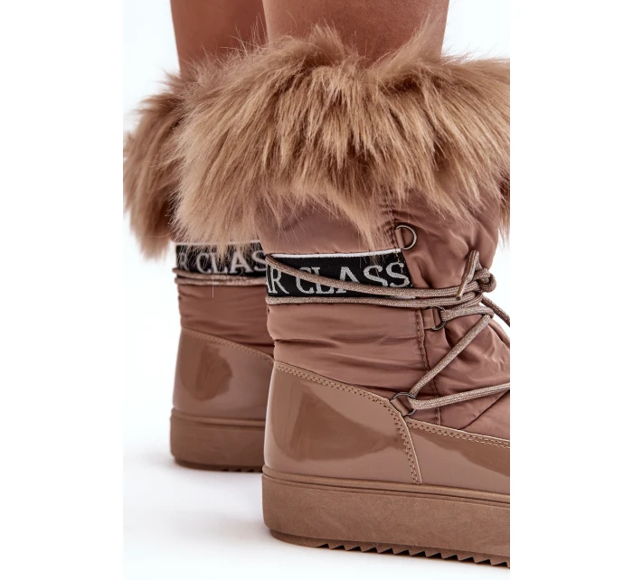 Dámské sněhule tmavě hnědé model 21635494 - Boto