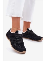 Dámské Sportovní Boty Z Eko Semiše Černé model 21701308 - Boto