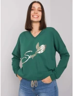 Halenka RV BZ model 16292356 tmavě zelená - FPrice Halenka RV BZ model 16292356 tmavě zelená - FPrice