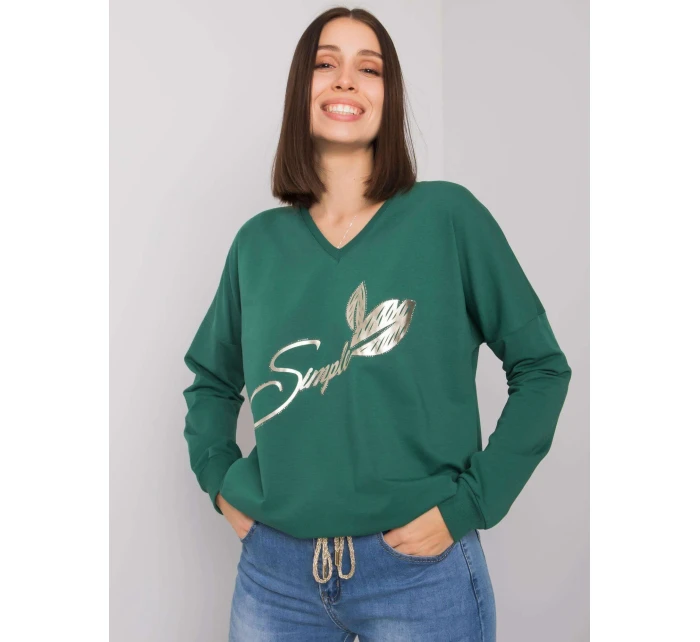 Halenka RV BZ model 16292356 tmavě zelená - FPrice Halenka RV BZ model 16292356 tmavě zelená - FPrice