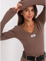 Bluzka RV BZ model 18969995 brązowy - FPrice