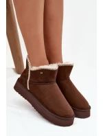 Dámske snežnice Wrangler Platform - Chocolate Dámske snežnice Wrangler Platform - Chocolate