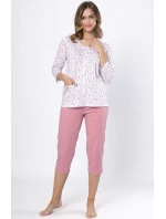 Pyžamo Leveza 1636 Dobrusia 3/4 M-2XL otvorené