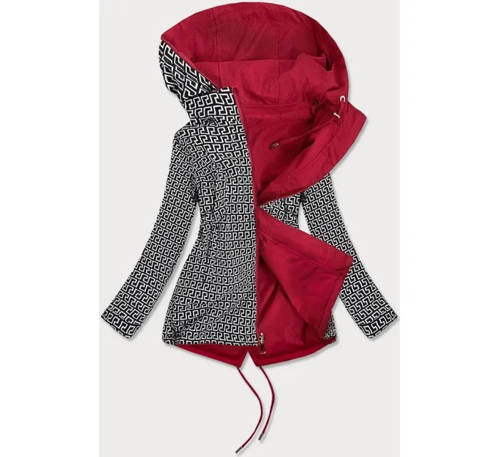 Oboustranná dámská bunda v bordó barvě model 16150967 - S'WEST Oboustranná dámská bunda v bordó barvě model 16150967 - S'WEST