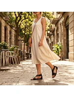Dámské černé ažurové sandály model 22150241 - FILIPPO