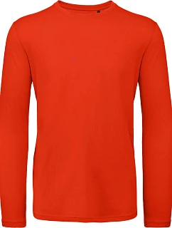 B&C Inspire LSL T /men_° Pánske tričko s dlhým rukávom 01.TM70 fire red