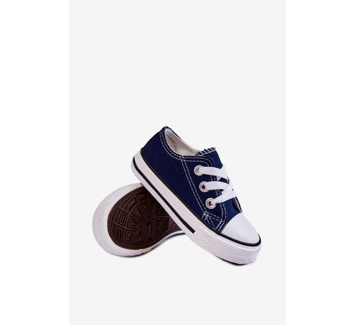 Dziecięce Trampki Klasyczne Granatowe Filemon Dziecięce Trampki Klasyczne Granatowe Filemon