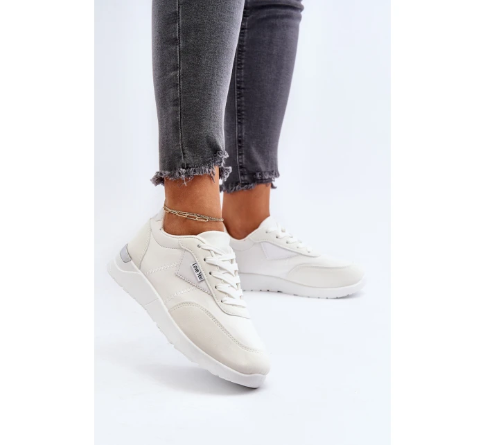 Buty Sportowe Sneakersy Damskie Białe Vovella