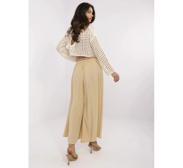 TW SP BI kalhoty model 20969337 béžové - FPrice TW SP BI kalhoty model 20969337 béžové - FPrice