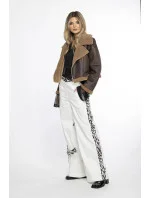 Krátký hnědý dámský  model 21345446 - Ann Gissy