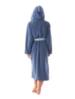 Unisex župan Tampa duo s kapucňou 3959 denim - Vestis