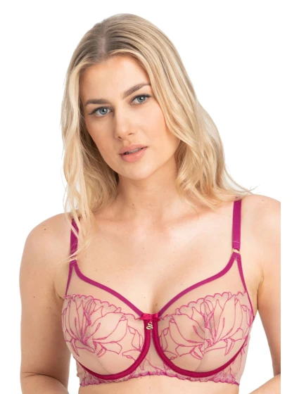 Dámská podprsenka Irina model 20993912 fuchsia - Samanta Dámská podprsenka Irina model 20993912 fuchsia - Samanta