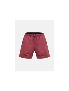 Dámske šortky PEAK PERFORMANCE W Outdoor Cargo Shorts, červené
