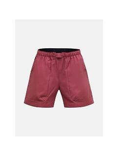 Dámske šortky PEAK PERFORMANCE W Outdoor Cargo Shorts, červené