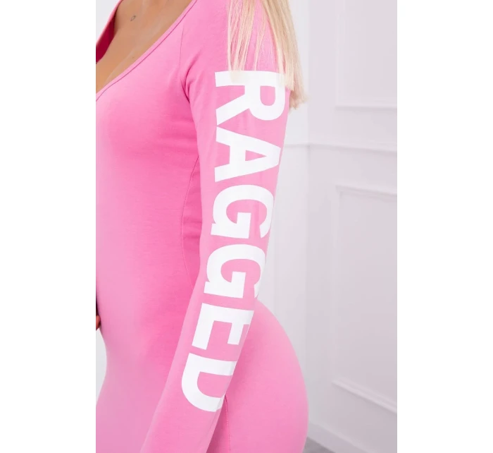 Otrhané svetlo ružové šaty