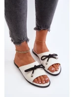 Dámské sandály z eko kůže Big Star model 21653779 Bílé - Big Star Shoes Dámské sandály z eko kůže Big Star model 21653779 Bílé - Big Star Shoes