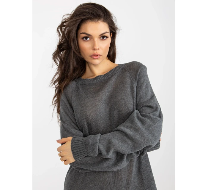 Dámský svetr BA SW  tmavě šedá  model 18394075 - FPrice