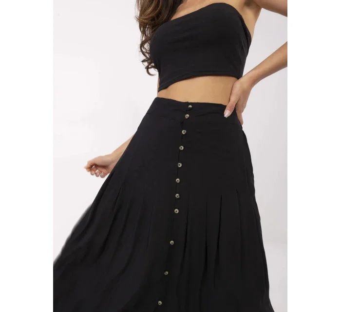 Spódnica model 21116745 czarny - FPrice Spódnica model 21116745 czarny - FPrice