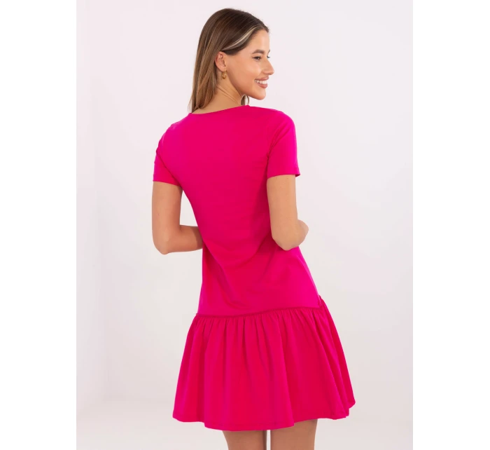 Šaty RV SK model 17034980 fuchsiová - FPrice Šaty RV SK model 17034980 fuchsiová - FPrice