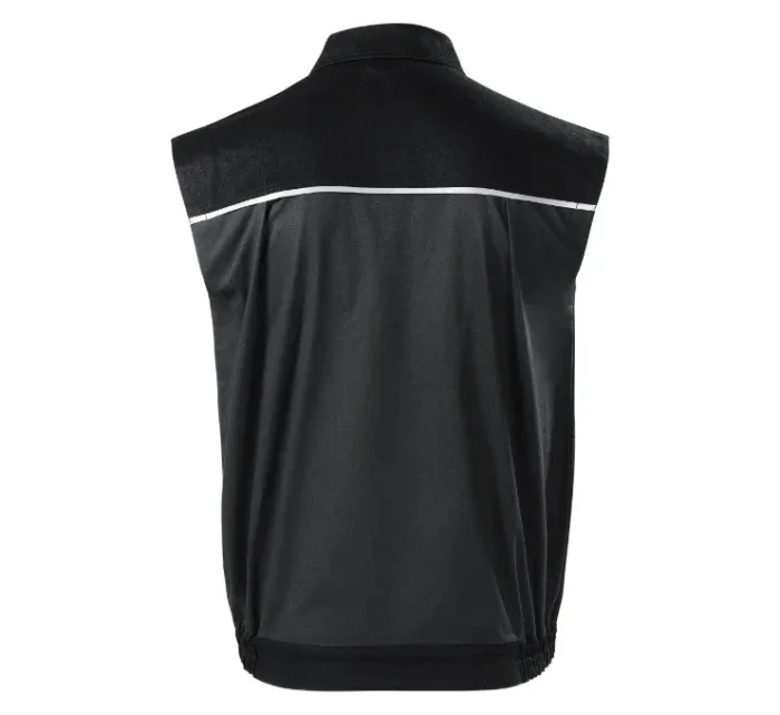 Woody pánska pracovná vesta ebony grey