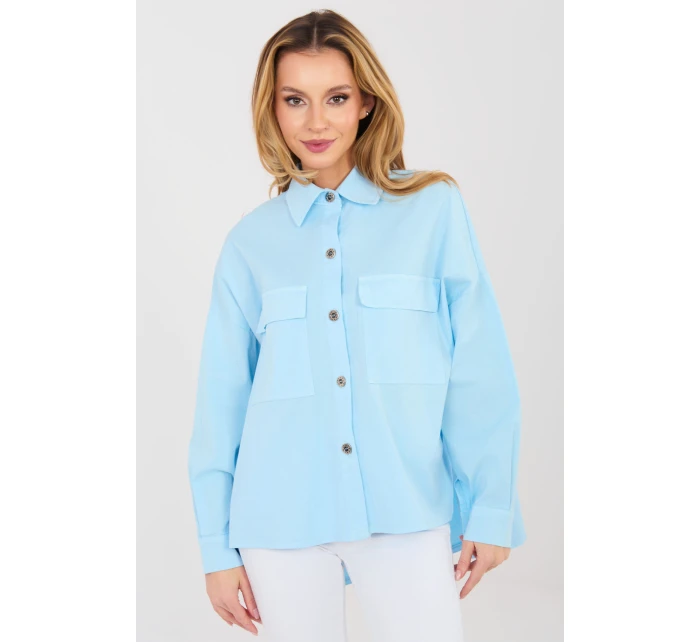 Košeľa s dlhým rukávom model 224203 Taliansko Moda