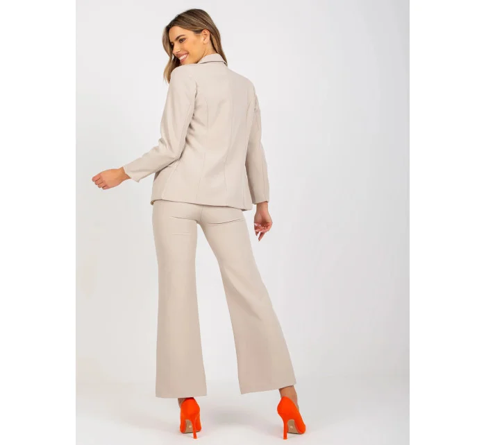 Dámske sako DHJ MA 15555 béžové - FPrice Dámske sako DHJ MA 15555 béžové - FPrice