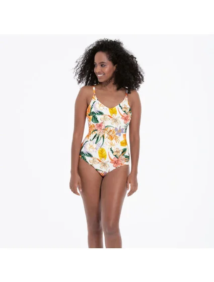 Jednodielne plavky Emiko 7722 krémové - RosaFaia Jednodielne plavky Emiko 7722 krémové - RosaFaia