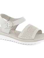 Šnurovacie sandále W SK082H beige - Serio Leone