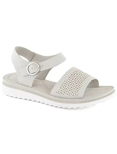 Šnurovacie sandále W SK082H beige - Serio Leone