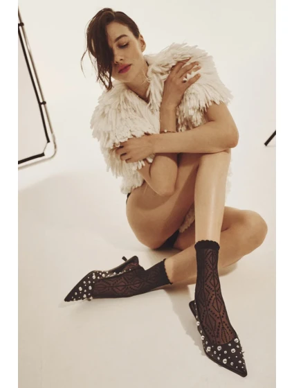 TENKÉ PONOŽKY VZOR model 21013749 - Gabriella