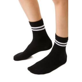 Chlapčenské vzorované ponožky 014 BLACK 29-31