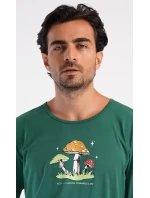 Pánské pyžamo dlouhé Muchomůrky Pánské pyžamo dlouhé Muchomůrky