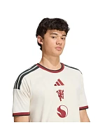 Pánské tričko Manchester United Jersey, béžové, model 22347022 - ADIDAS Pánské tričko Manchester United Jersey, béžové, model 22347022 - ADIDAS