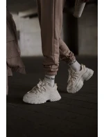 Dámské tenisky na masivní světle béžové model 21667369 - Boto