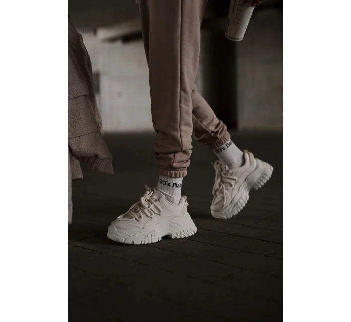 Dámské tenisky na masivní světle béžové model 21667369 - Boto