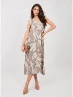 Šaty D60105M30471A tmavo lila