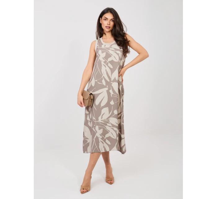 Šaty D60105M30471A tmavo lila