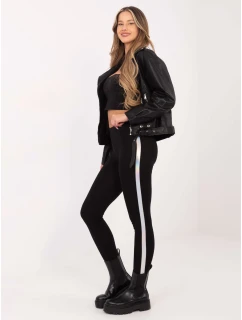 Legíny RV LG R4766.06 čierna a strieborná