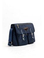 Monnari Tašky Veľká dámska taška s vreckami Navy Blue