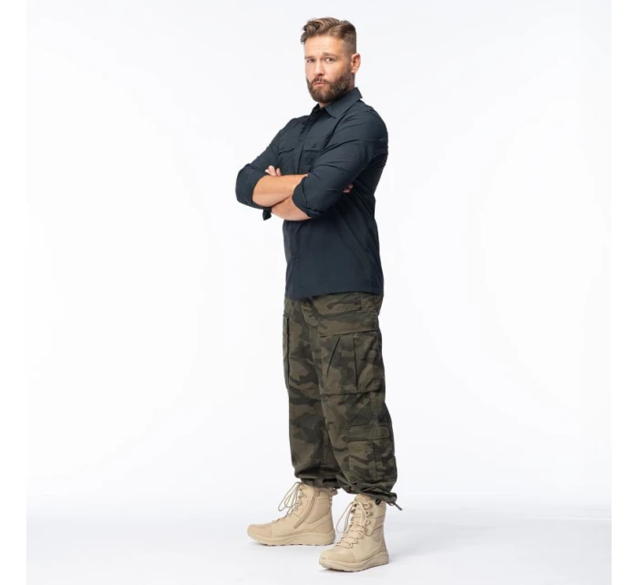 Pánske tričko Defender M 92800499780 Black - Magnum