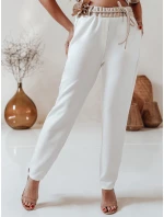 Dámské máslové kalhoty s květinami ecru Dstreet model 21984424 - FashionStreet Dámské máslové kalhoty s květinami ecru Dstreet model 21984424 - FashionStreet