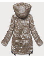 Béžová dámská bunda s odepínací kapucí model 17647888 - S'WEST