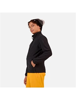 Detská mikina ROSSIGNOL JR STRAWPILE FLEECE FZ, čierna