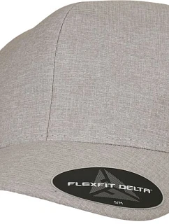 Flexfit 180 6 panelová kšiltovka "Delta" 55.0180 silver melange