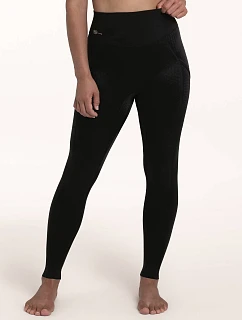 športové masážne nohavice 1671 čierne - Active