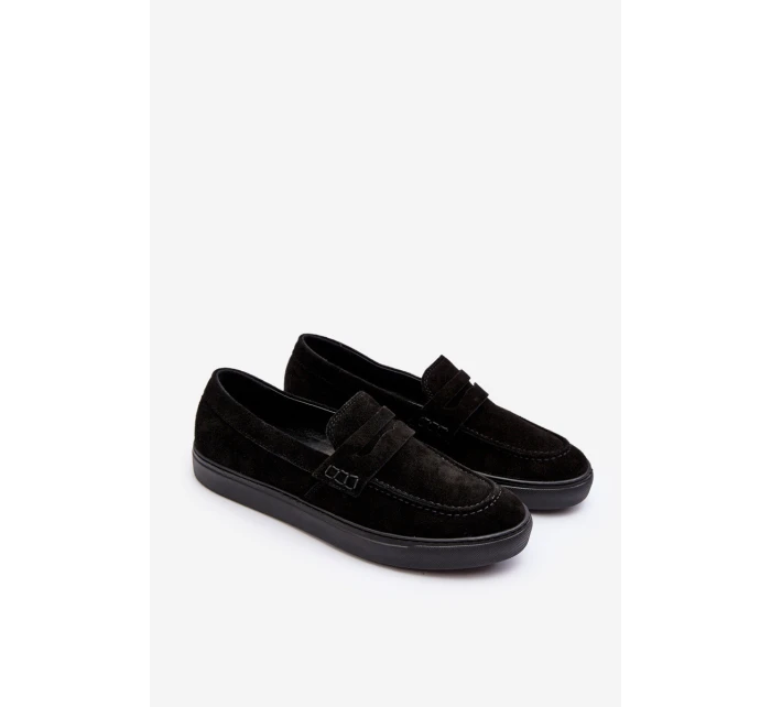 Mužské semišové polobotky  Černé model 21643143 - Zazoo