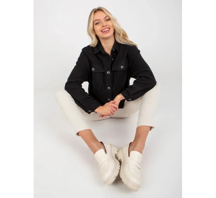 Košeľa DN KS 4005.99P čierna