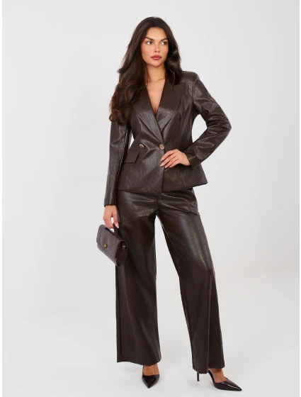 IT nohavice SP FL10013.87 tmavohnedé