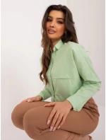Dámska košeľa BP KS 1019.73 Svetlozelená - FPrice